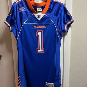 Fergo Florida Gator Jersey Dress. Women’s Size XL. Lace up sides. Used